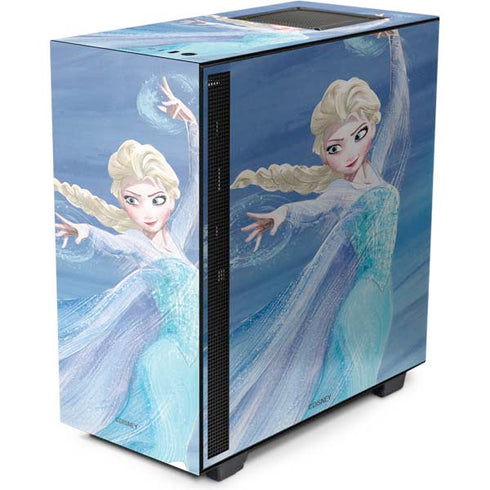 Disney Frozen Elsa Icy Powers Art NZXT H510 Compact ATX Mid-Tower Case Skin