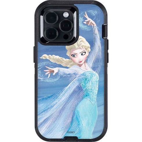 Disney Frozen Elsa Icy Powers Art Otterbox Defender iPhone Skin