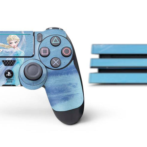 Disney Frozen Elsa Icy Powers Art PS4 Pro Bundle Skin