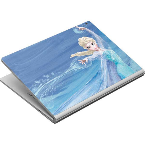 Disney Frozen Elsa Icy Powers Art Surface Book Skin