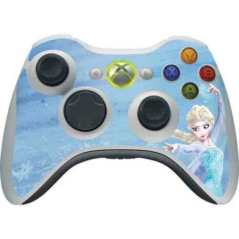 Disney Frozen Elsa Icy Powers Art Xbox 360 Wireless Controller Skin