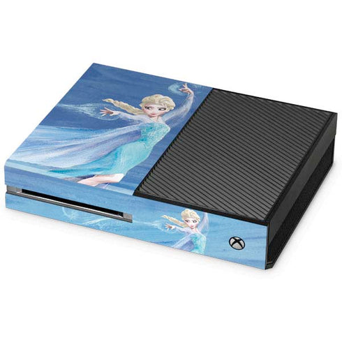 Disney Frozen Elsa Icy Powers Art Xbox One Console Skin