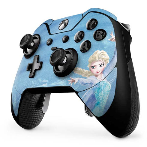 Disney Frozen Elsa Icy Powers Art Xbox One Elite Controller Skin