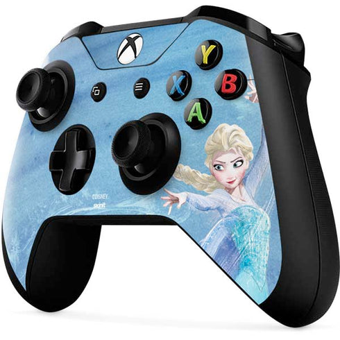 Disney Frozen Elsa Icy Powers Art Xbox One X Controller Skin