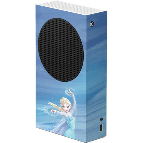 Disney Frozen Elsa Icy Powers Art Xbox Series S Console Skin