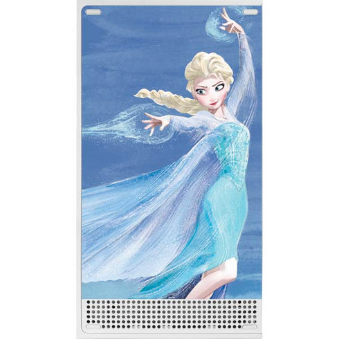 Disney Frozen Elsa Icy Powers Art Xbox Series S Console Skin