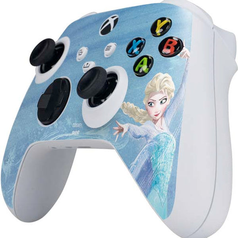 Disney Frozen Elsa Icy Powers Art Xbox Series S Controller Skin
