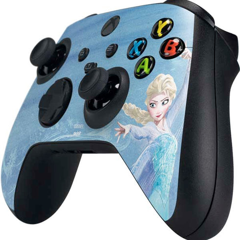 Disney Frozen Elsa Icy Powers Art Xbox Series X Controller Skin