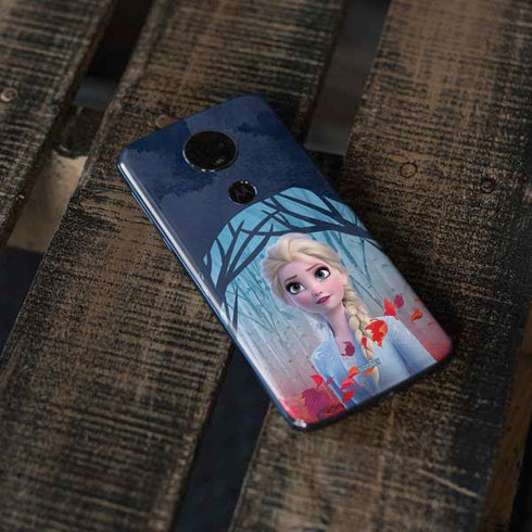 Disney Frozen II Elsa Moto E5 Plus Skin