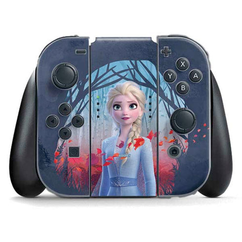 Disney Frozen II Elsa Nintendo Switch (2017-2021) Joy-Con Controller Skin