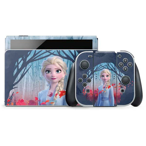 Disney Frozen II Elsa Nintendo Switch OLED (2021) Skin