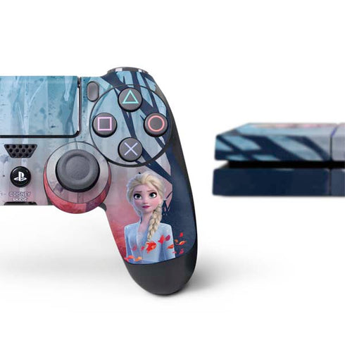 Disney Frozen II Elsa PS4 Console and Controller Bundle Skin