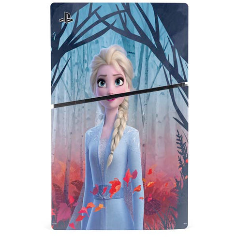 Disney Frozen II Elsa PS5 Slim Disk Bundle Skin