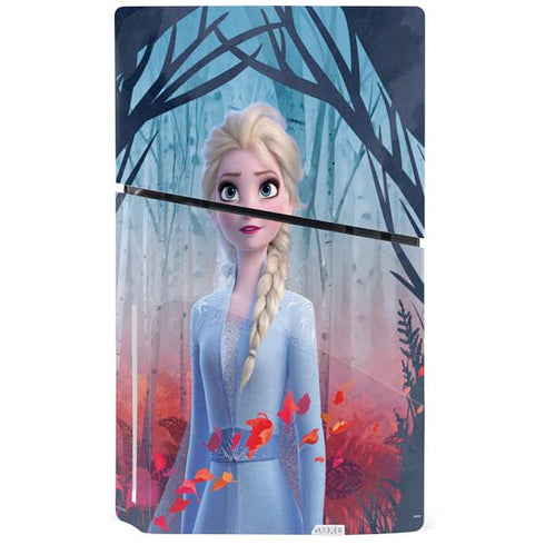 Disney Frozen II Elsa PS5 Slim Disk Bundle Skin