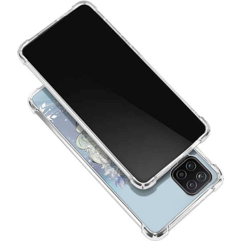 Disney Frozen Elsa Side Portrait Art Galaxy A12 Clear Case