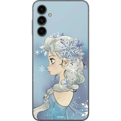 Disney Frozen Elsa Side Portrait Art Galaxy A14 5G Skin