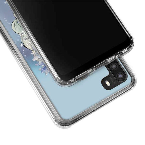 Disney Frozen Elsa Side Portrait Art Galaxy A21 Clear Case