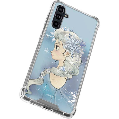 Disney Frozen Elsa Side Portrait Art Galaxy A54 5G Clear Case
