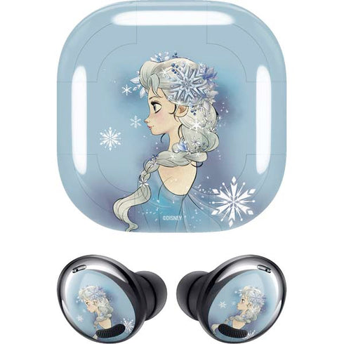Disney Frozen Elsa Side Portrait Art Galaxy Buds Pro Skin