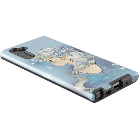 Disney Frozen Elsa Side Portrait Art Galaxy Note 10 Pro Case