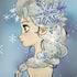 Disney Frozen Elsa Side Portrait Art Galaxy Note 8 Skin