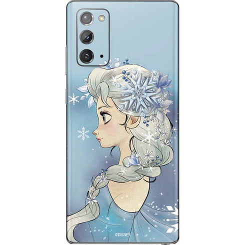 Disney Frozen Elsa Side Portrait Art Galaxy Note20 5G Skin
