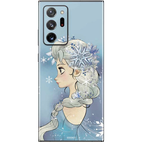 Disney Frozen Elsa Side Portrait Art Galaxy Note20 Ultra 5G Skin