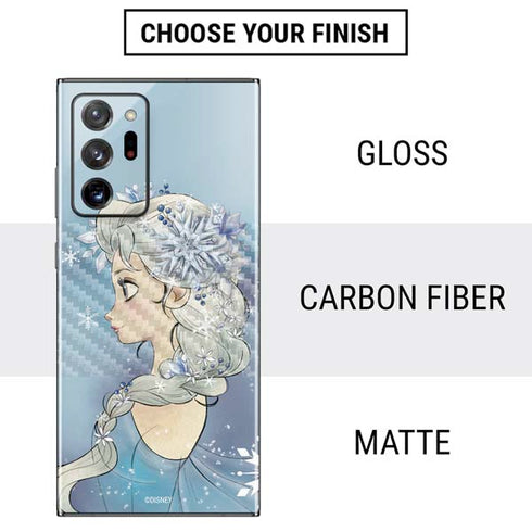 Disney Frozen Elsa Side Portrait Art Galaxy Note20 Ultra 5G Skin