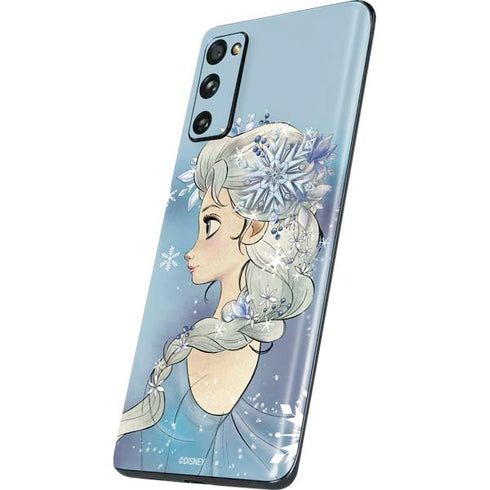 Disney Frozen Elsa Side Portrait Art Galaxy S20 Fan Edition Skin