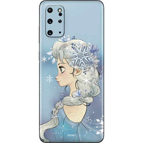 Disney Frozen Elsa Side Portrait Art Galaxy S20 Plus Skin