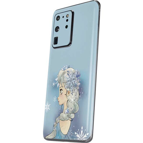 Disney Frozen Elsa Side Portrait Art Galaxy S20 Ultra 5G Skin