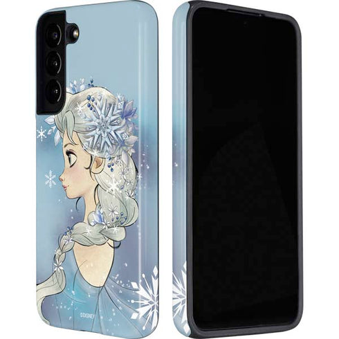 Disney Frozen Elsa Side Portrait Art Galaxy S22 Plus Pro Case
