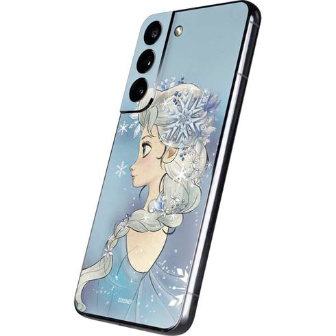 Disney Frozen Elsa Side Portrait Art Galaxy S22 Skin