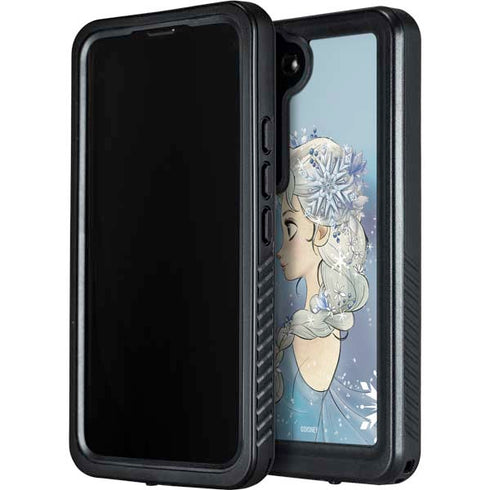 Disney Frozen Elsa Side Portrait Art Galaxy S23 Plus Waterproof Case