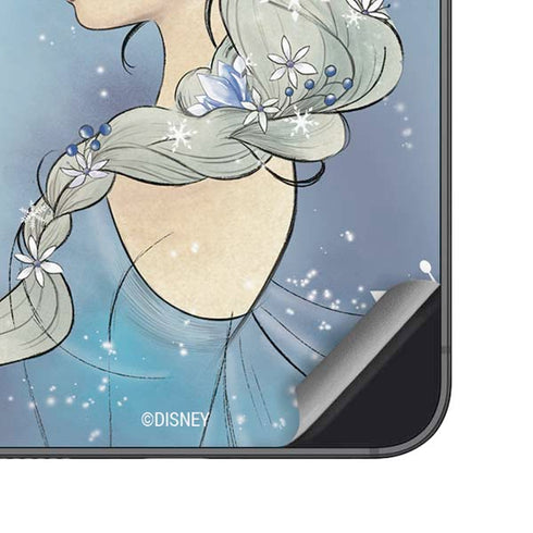 Disney Frozen Elsa Side Portrait Art Galaxy S23 Skin