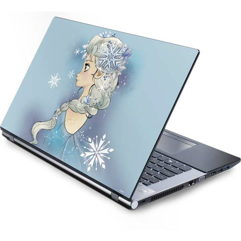 Disney Frozen Elsa Side Portrait Art Generic Laptop Skin