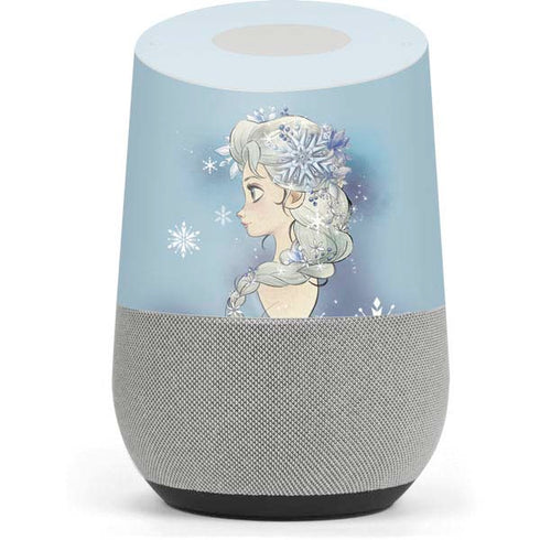Disney Frozen Elsa Side Portrait Art Google Home Skin
