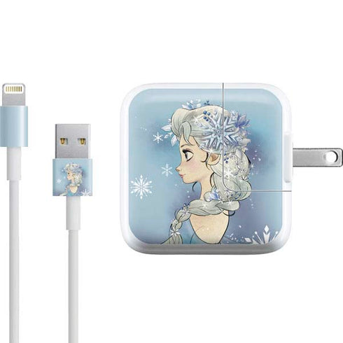 Disney Frozen Elsa Side Portrait Art iPad Charger (10W USB) Skin