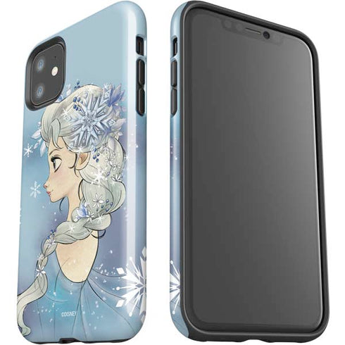 Disney Frozen Elsa Side Portrait Art iPhone 11 Impact Case