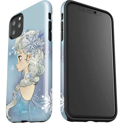 Disney Frozen Elsa Side Portrait Art iPhone 11 Pro Max Impact Case