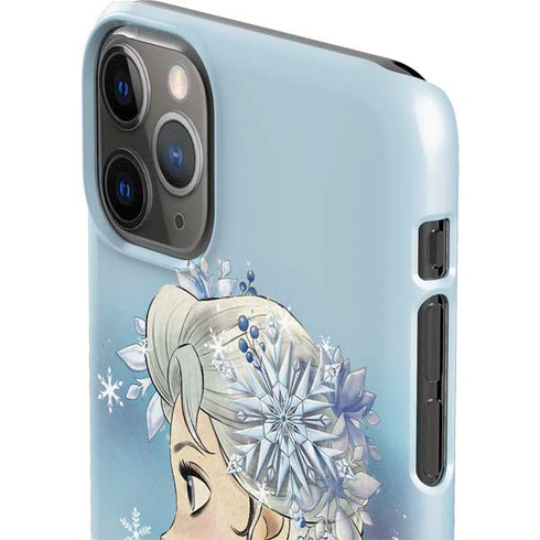 Disney Frozen Elsa Side Portrait Art iPhone 11 Pro Max Lite Case