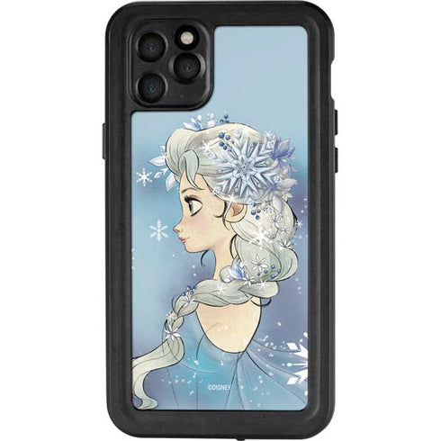 Disney Frozen Elsa Side Portrait Art iPhone 11 Pro Max Waterproof Case