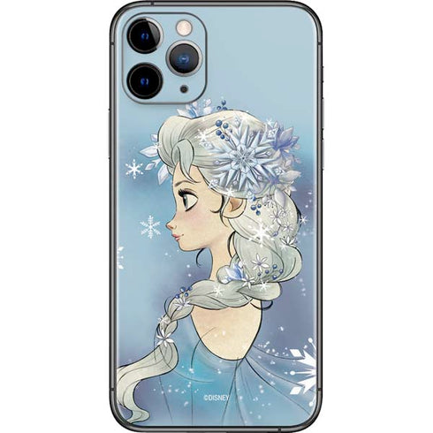 Disney Frozen Elsa Side Portrait Art iPhone 11 Pro Skin