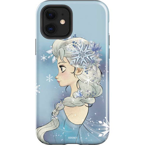 Disney Frozen Elsa Side Portrait Art iPhone 12 Impact Case