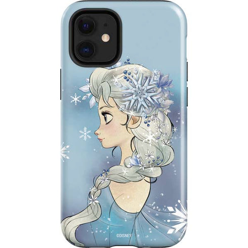 Disney Frozen Elsa Side Portrait Art iPhone 12 Mini Impact Case