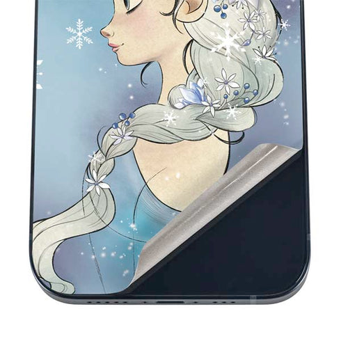 Disney Frozen Elsa Side Portrait Art iPhone 12 Mini Skin