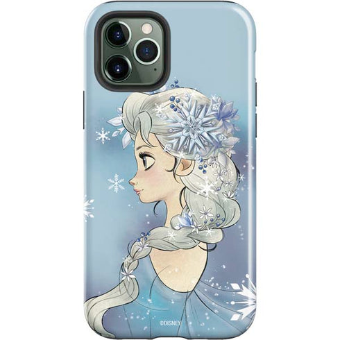 Disney Frozen Elsa Side Portrait Art iPhone 12 Pro Max Impact Case