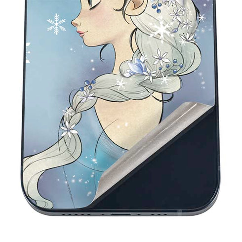 Disney Frozen Elsa Side Portrait Art iPhone 12 Skin