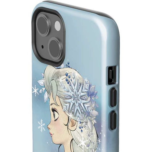 Disney Frozen Elsa Side Portrait Art iPhone 13 Impact Case