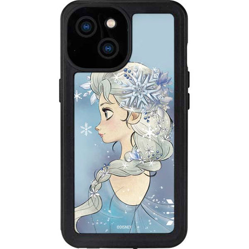 Disney Frozen Elsa Side Portrait Art iPhone 13 Mini Waterproof Case